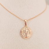 Collar San Benito Rose - Colección Acero